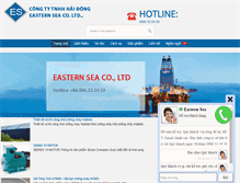 Tablet Screenshot of easternsea.com.vn